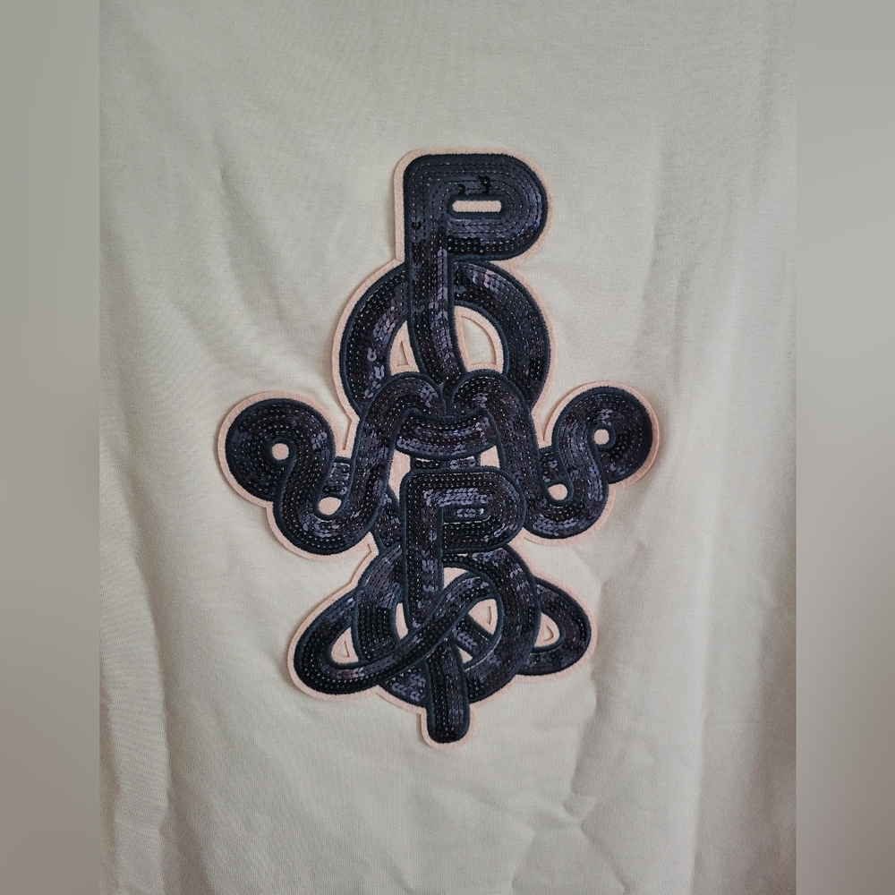 Puma x PRONOUNCE Shirt Dress PUMAPUNKU Sequin Embroidery Logo Size Small NWT - Picture 8 of 9